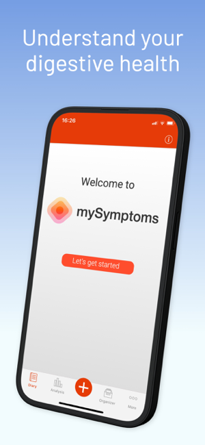 Екранна снимка на mySymptoms Food Diary