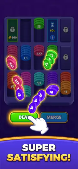 Скриншот CozySort: Coins на iPhone 4