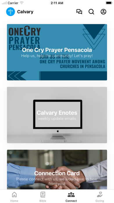 Calvary Baptist Pensacola Screenshot