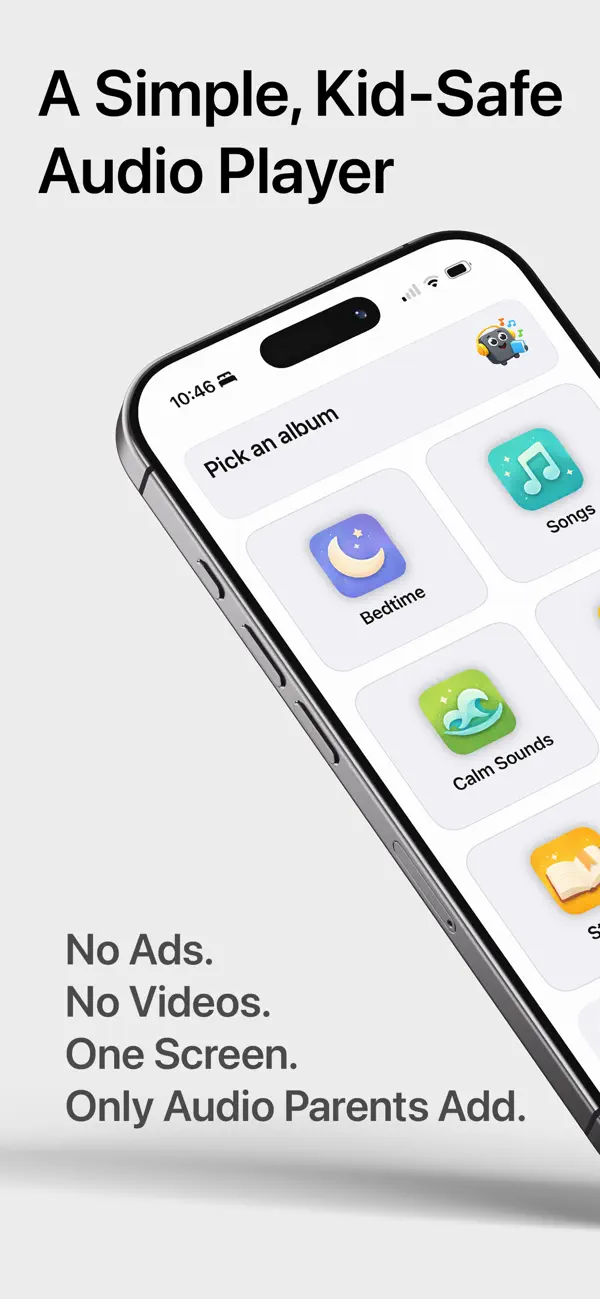 Screenshot #1 pour Audio Nook: Kids Player