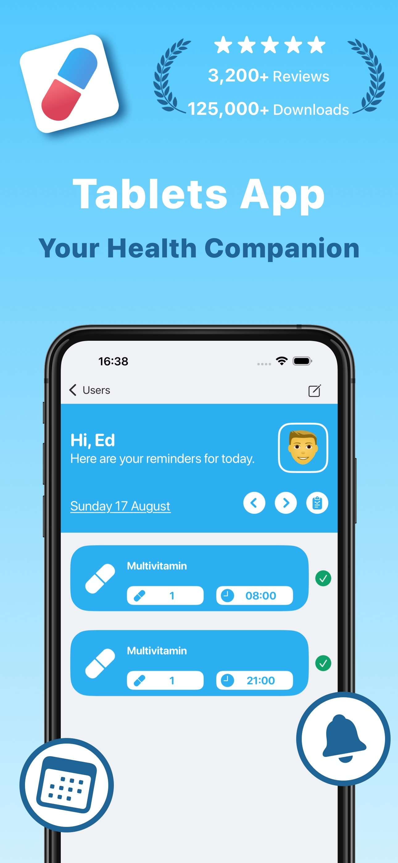 Tablets App: Pill Reminder