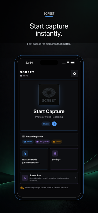 Screet - Black Screen Camera Screenshot 1 of 4
