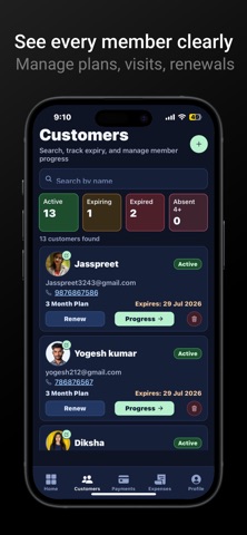 Gym Owner App screenshot