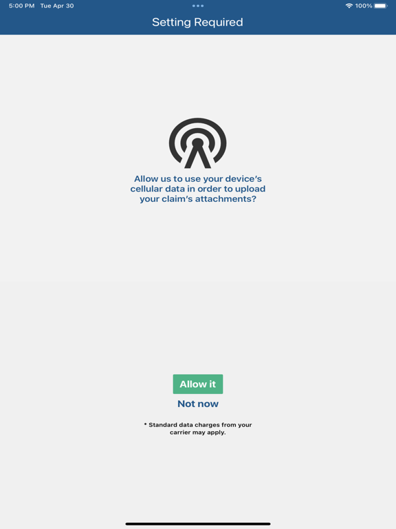 TelaClaims Pro iPad screenshot 4 - Business app