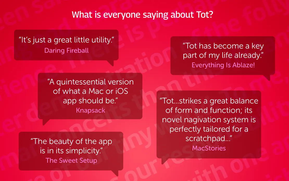 Tot, App Store screenshot 3
