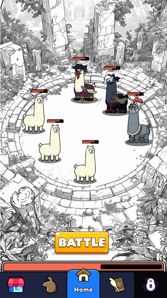 #6. Mutant Llama: IDLE Breed Games (iOS) 由: Fansipan Limited