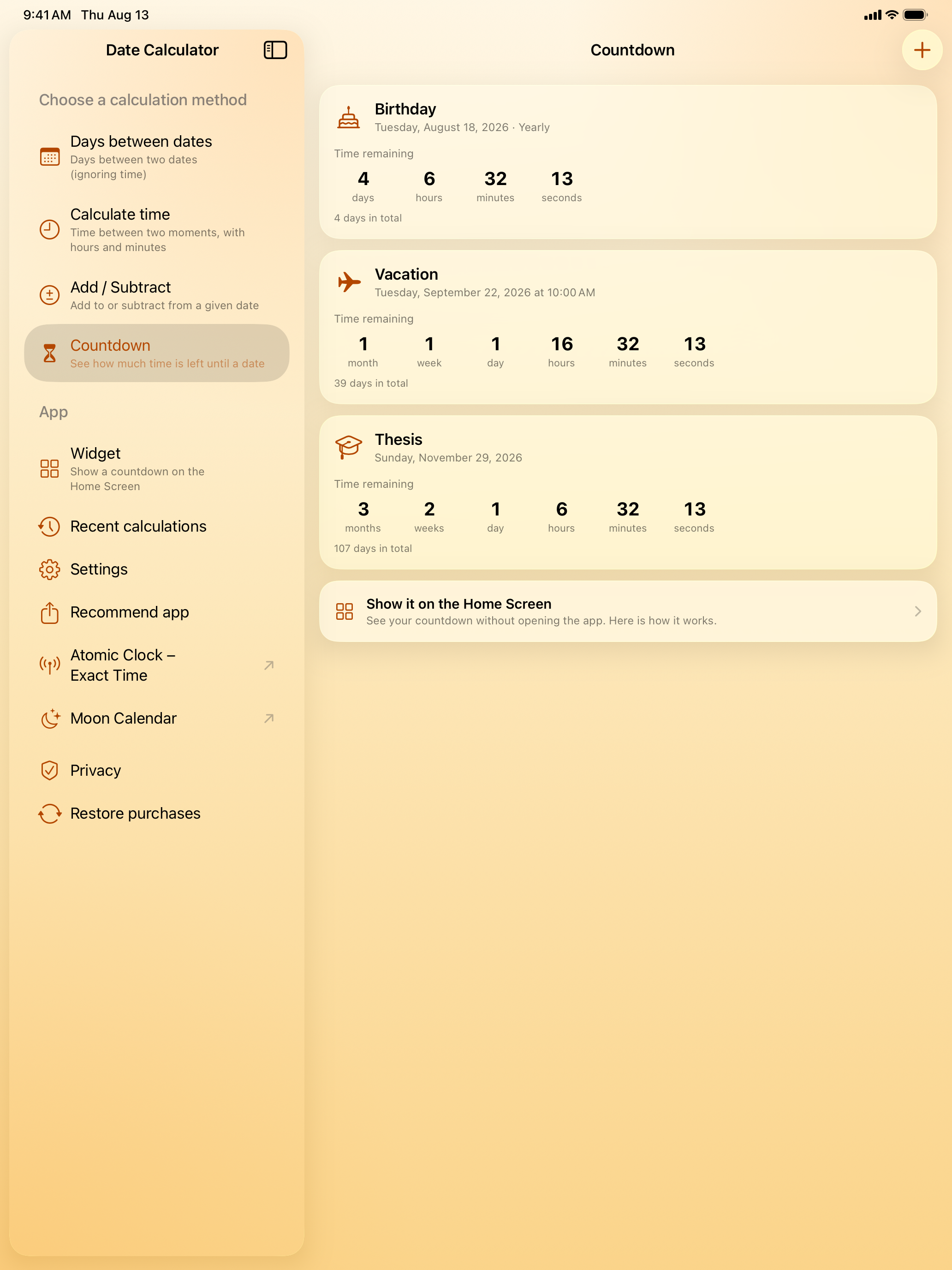 The Date Calculator PRO screenshot 18