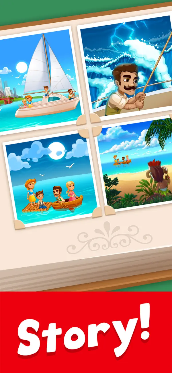Screenshot #2 pour Tropic Trouble Match 3 Builder