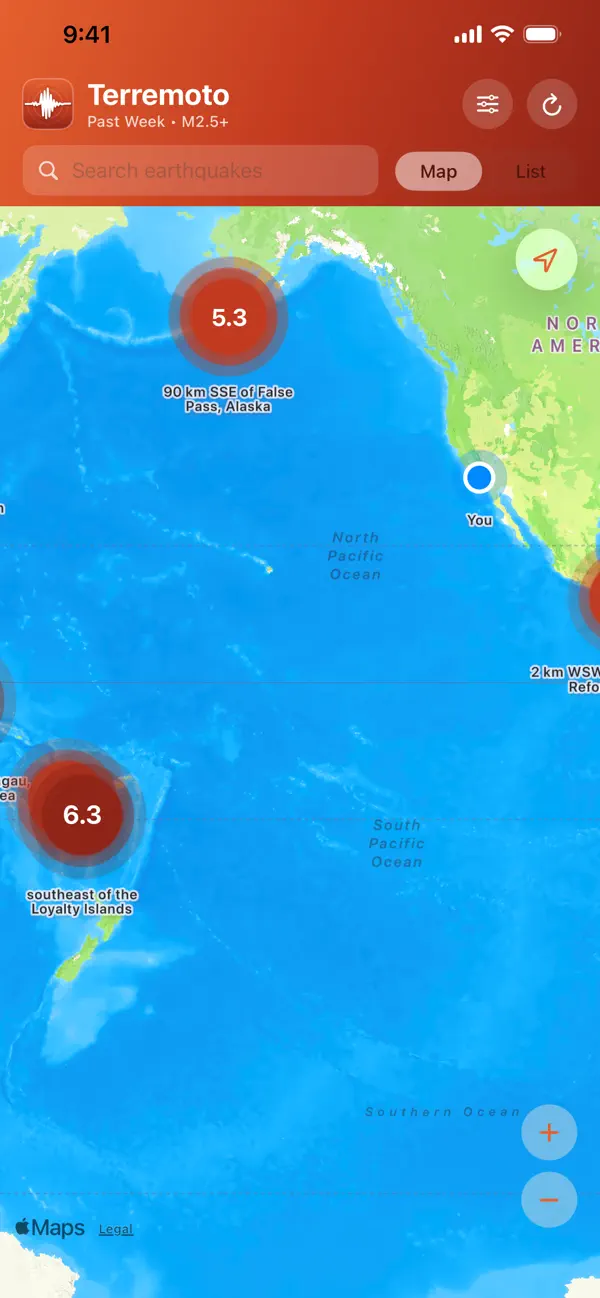 Screenshot #3 pour Terremoto - Earthquake