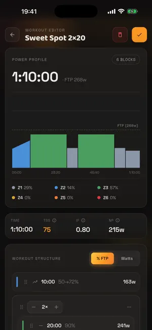 Ognik: Indoor Cycling Workouts screenshot 4