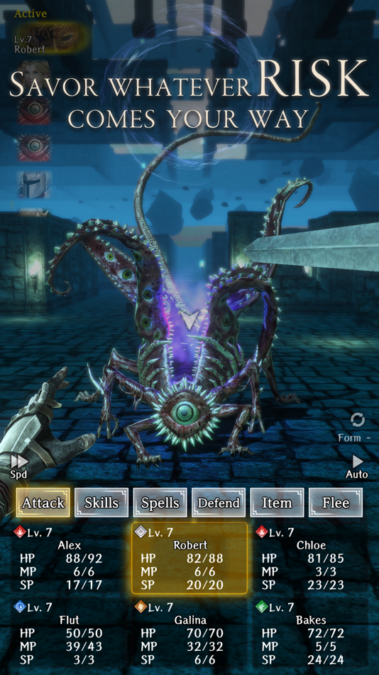 #3. Wizardry Variants Daphne (iOS) 由: Drecom Co., Ltd.