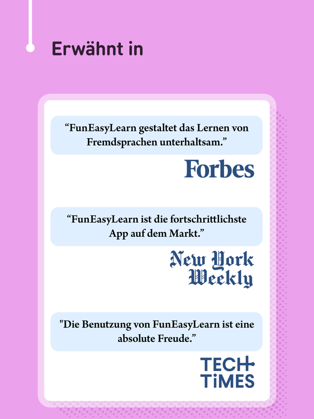 ‎Sprachen lernen - FunEasyLearn Screenshot