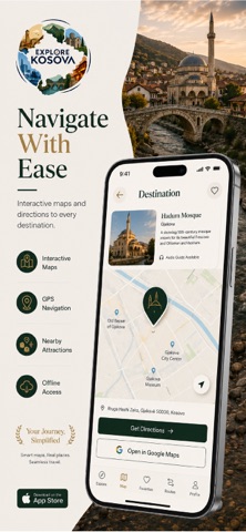 Explore Kosova iPhone screenshot