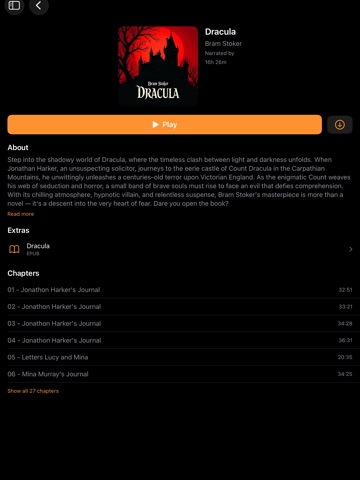 Voca Player iPad screenshot