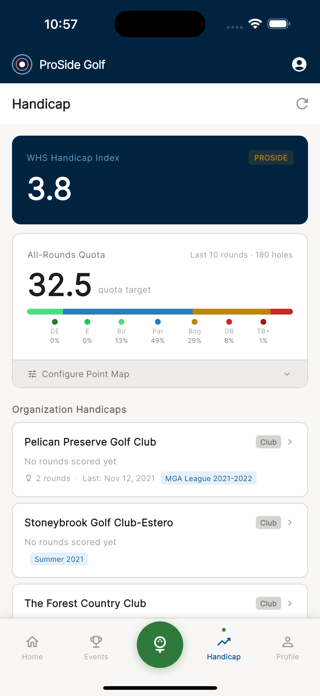 ProSide Golf App Screenshot 2 of 8