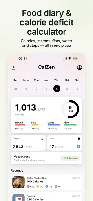 CalZen AI Food Calorie Counter screenshot 2