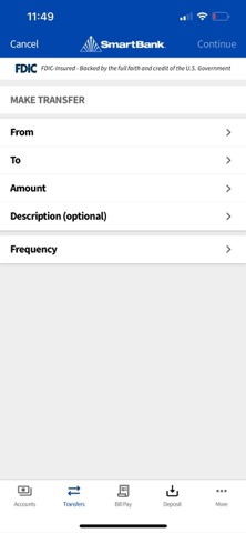 SmartBank Mobile Banking Screenshot 4 of 5