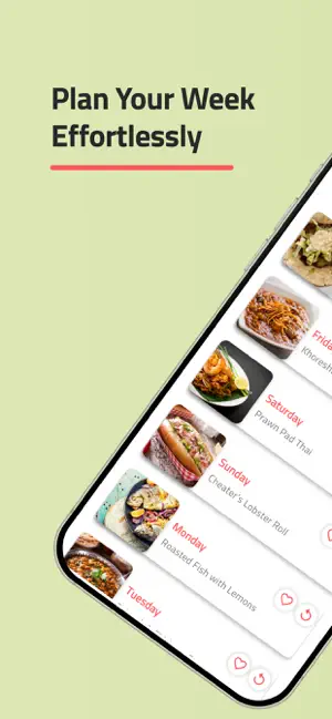 yufeed: Meal Planner Recipes screenshot 4