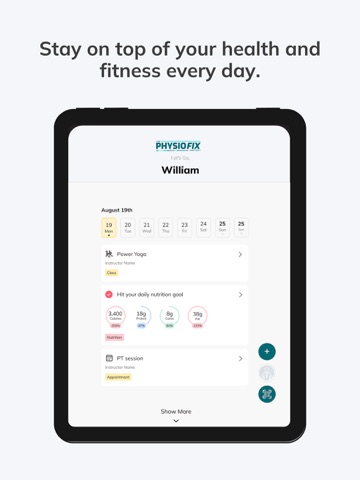 The Physio Fix iPad screenshot