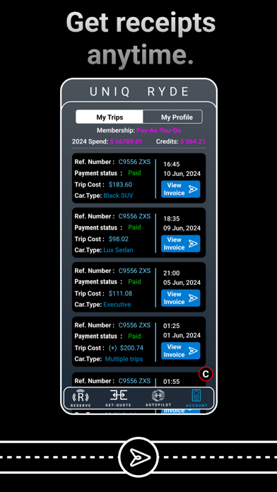 UNIQ RYDE Screenshot
