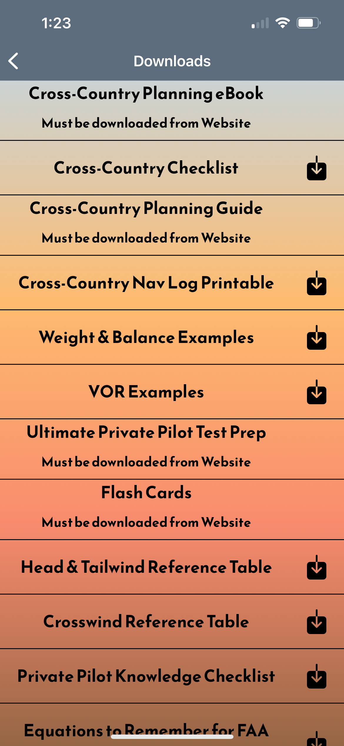 Part Time Pilot Companion App