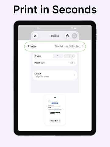 Smart Printer App : PDF Scan iPad screenshot