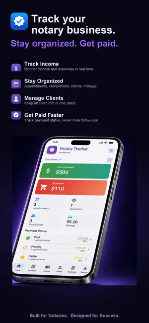 Notary Tracker: Signing Agent screenshot 1