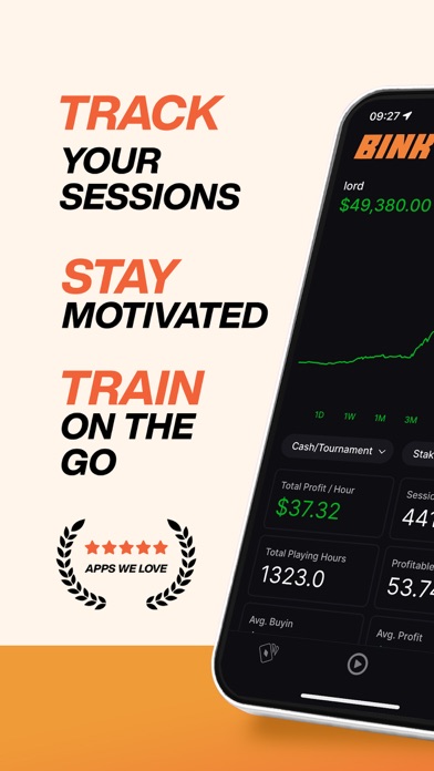 Bink Poker Tracker & Trainer Screenshot