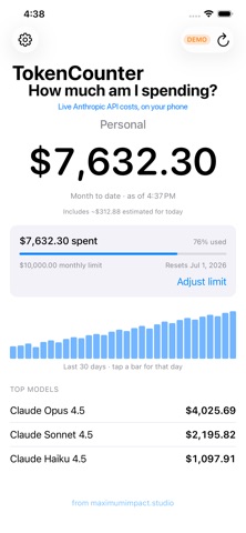 TokenCounter screenshot