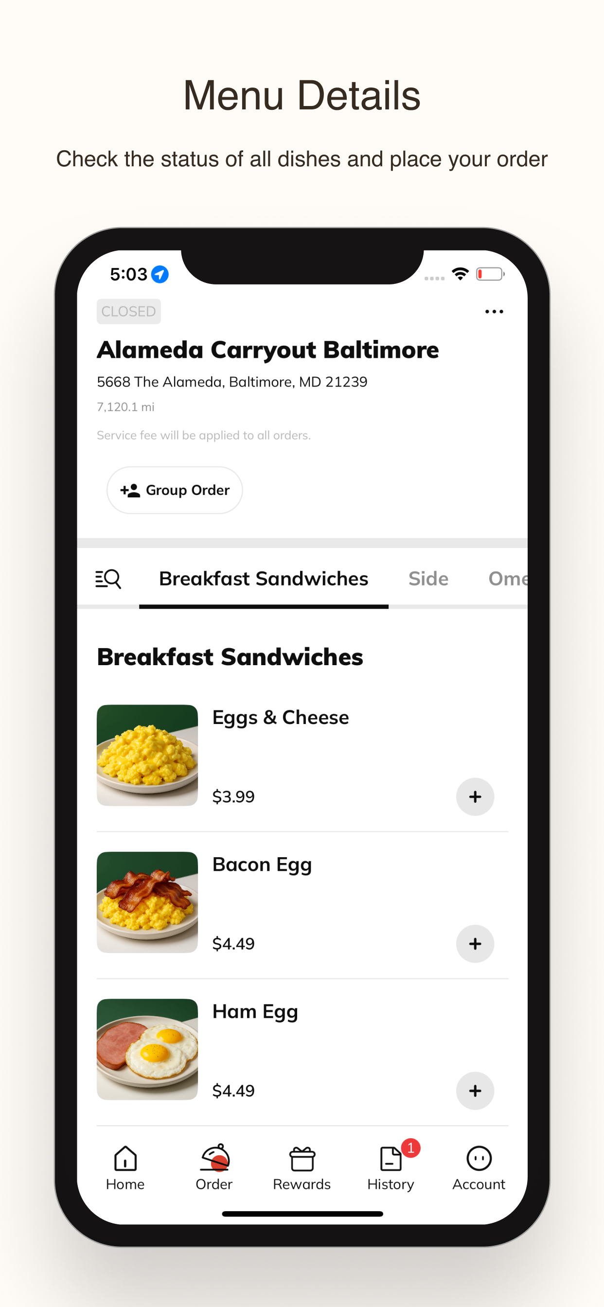Alameda Carryout screenshot 2