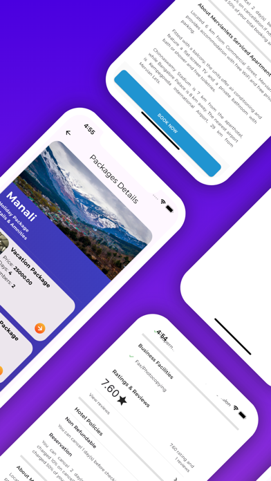 Screenshot #1 pour Bookingfree Holidays