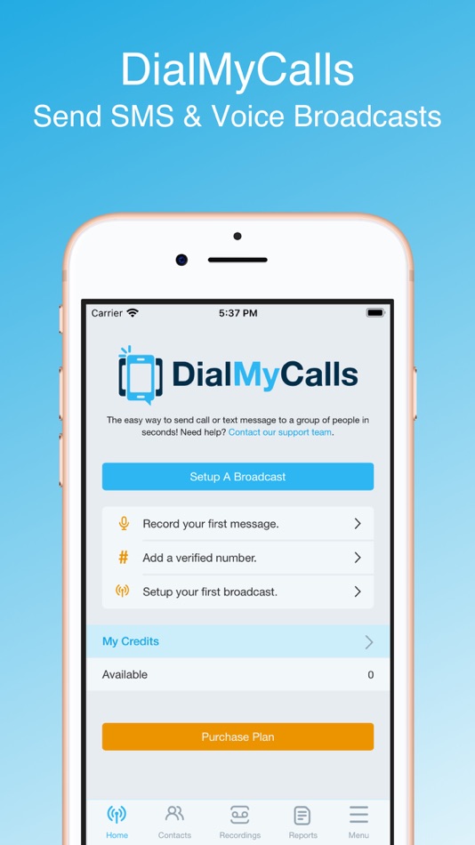#1. DialMyCalls: Mass Text & Voice (iOS) 由: OnTimeTelecom, Inc.