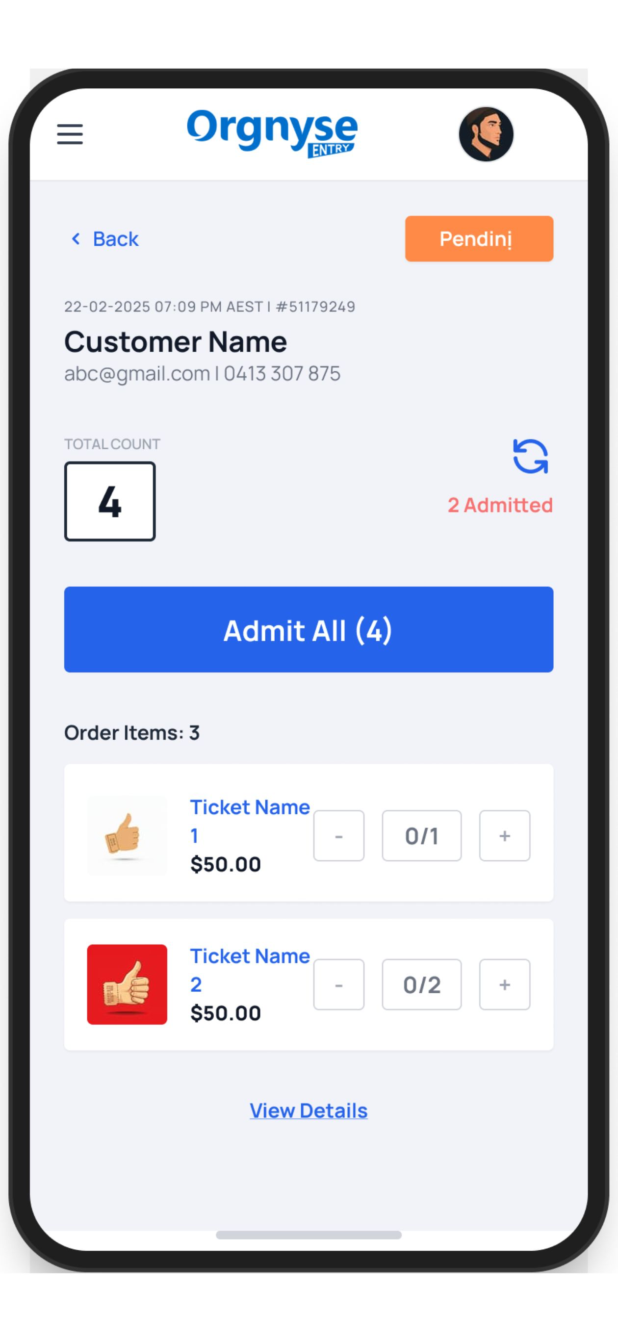 Orgnyse Entry