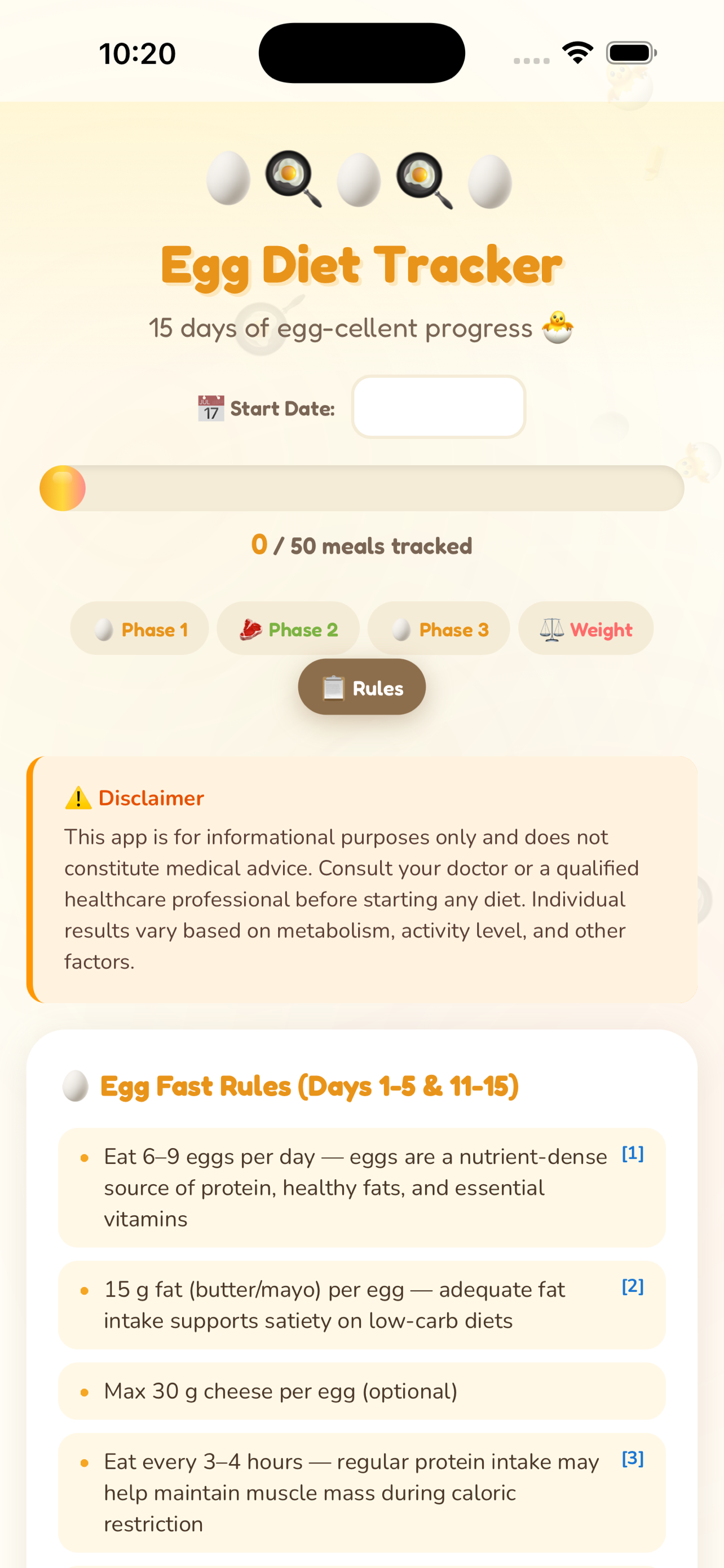 Egg Diet Tracker - Egg fast screenshot 4