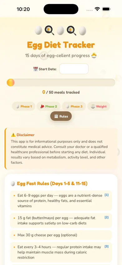 Egg Diet Tracker - Egg fast screenshot 4
