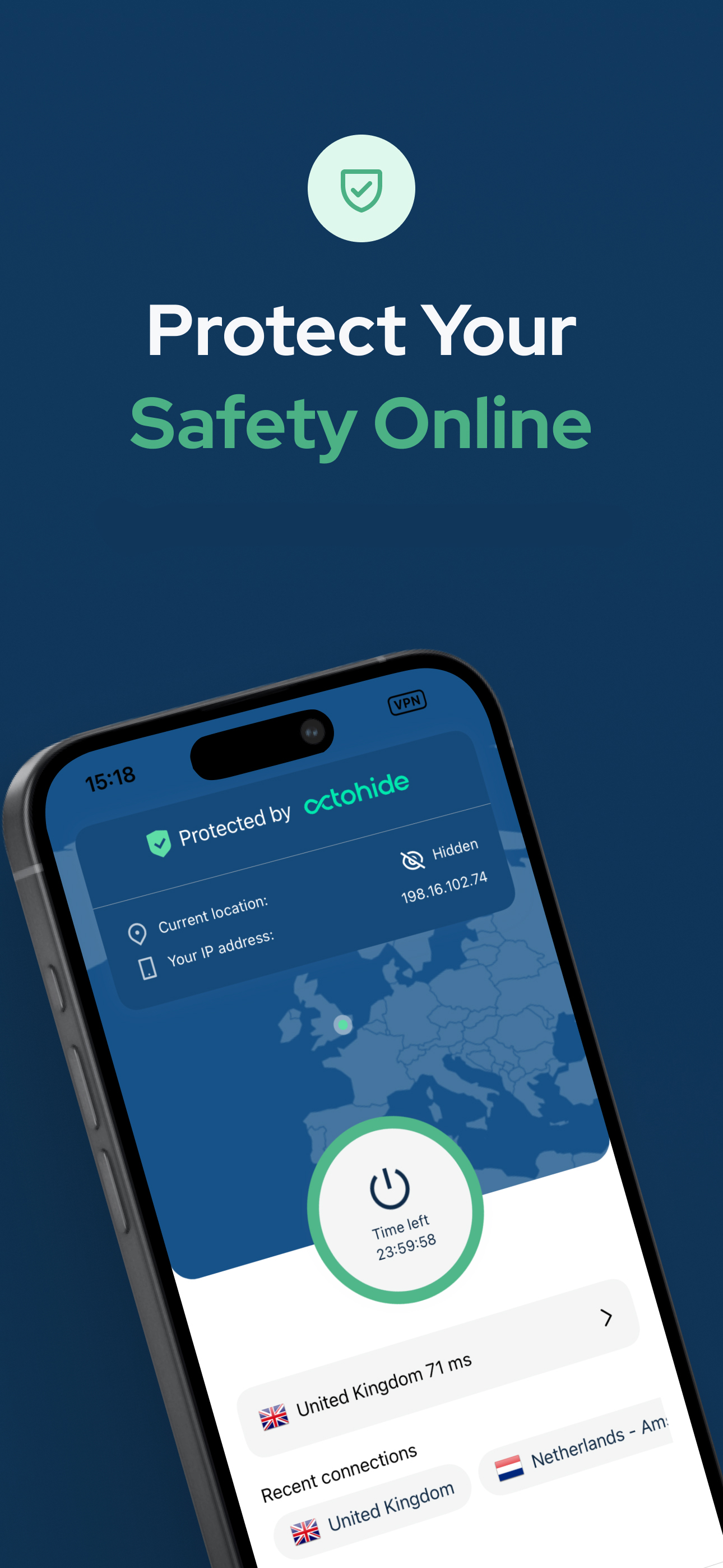 Octohide VPN – Fast & Secure