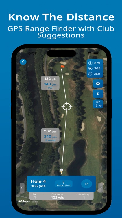 Scratch Golf: GPS Score Stats