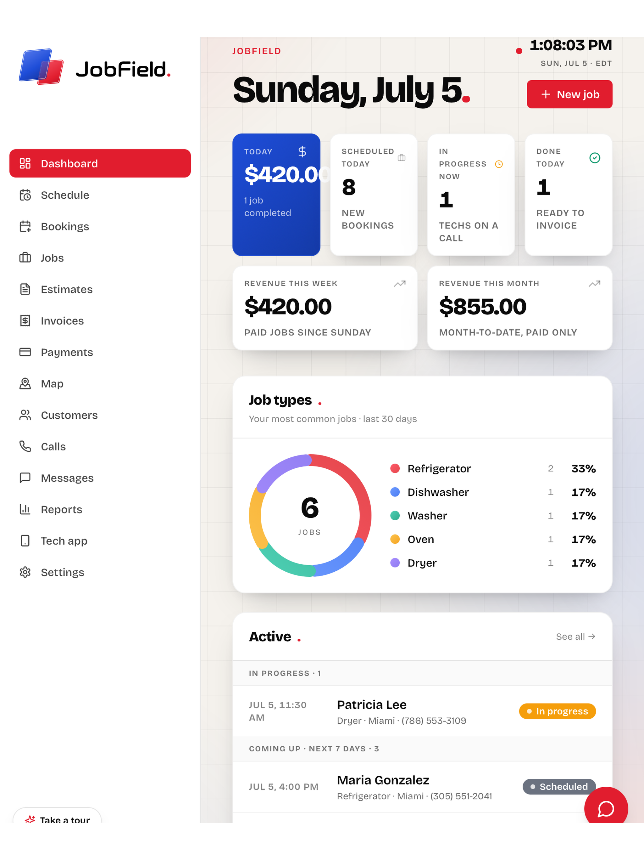 JobField — Service Software screenshot 11