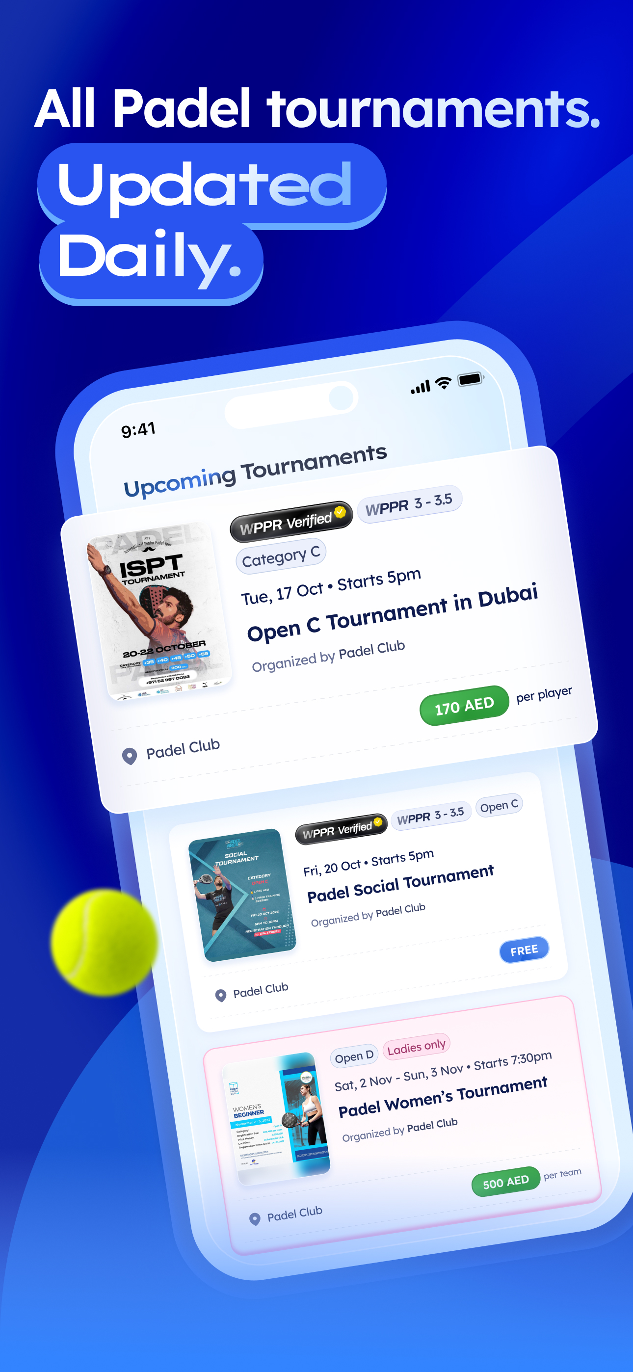 WeCourts - Padel Tournaments