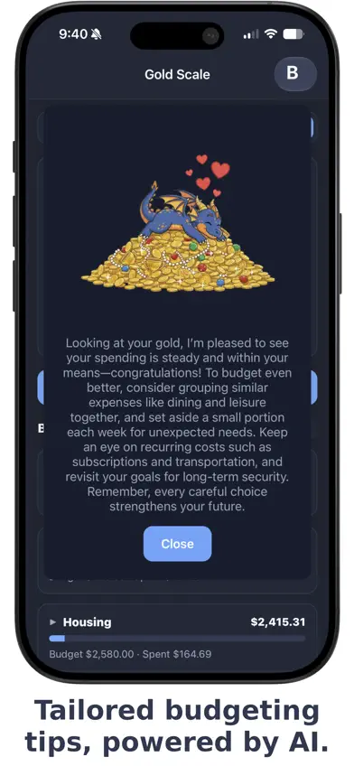 Gold Scale: Family Budget screenshot 3