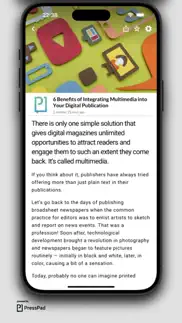 app marketing news iphone capturas de pantalla 2