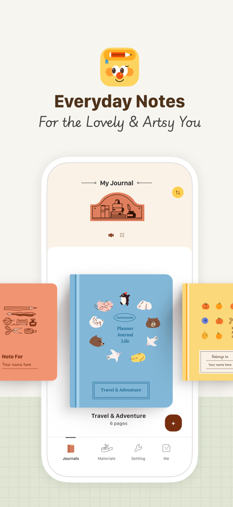 Can Journals: Aesthetic diary screenshot 1