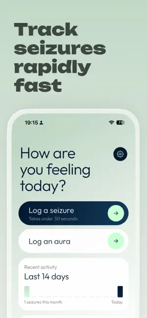 Seizurely: Epilepsy Diary screenshot 1