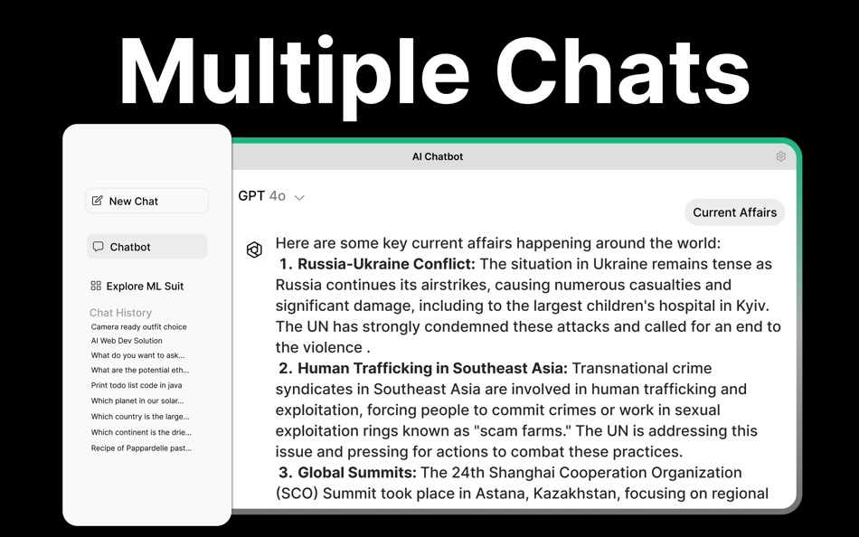 #9. AI Chatbot : Ask AI Assistant (macOS) 게시자: Aiman Batool