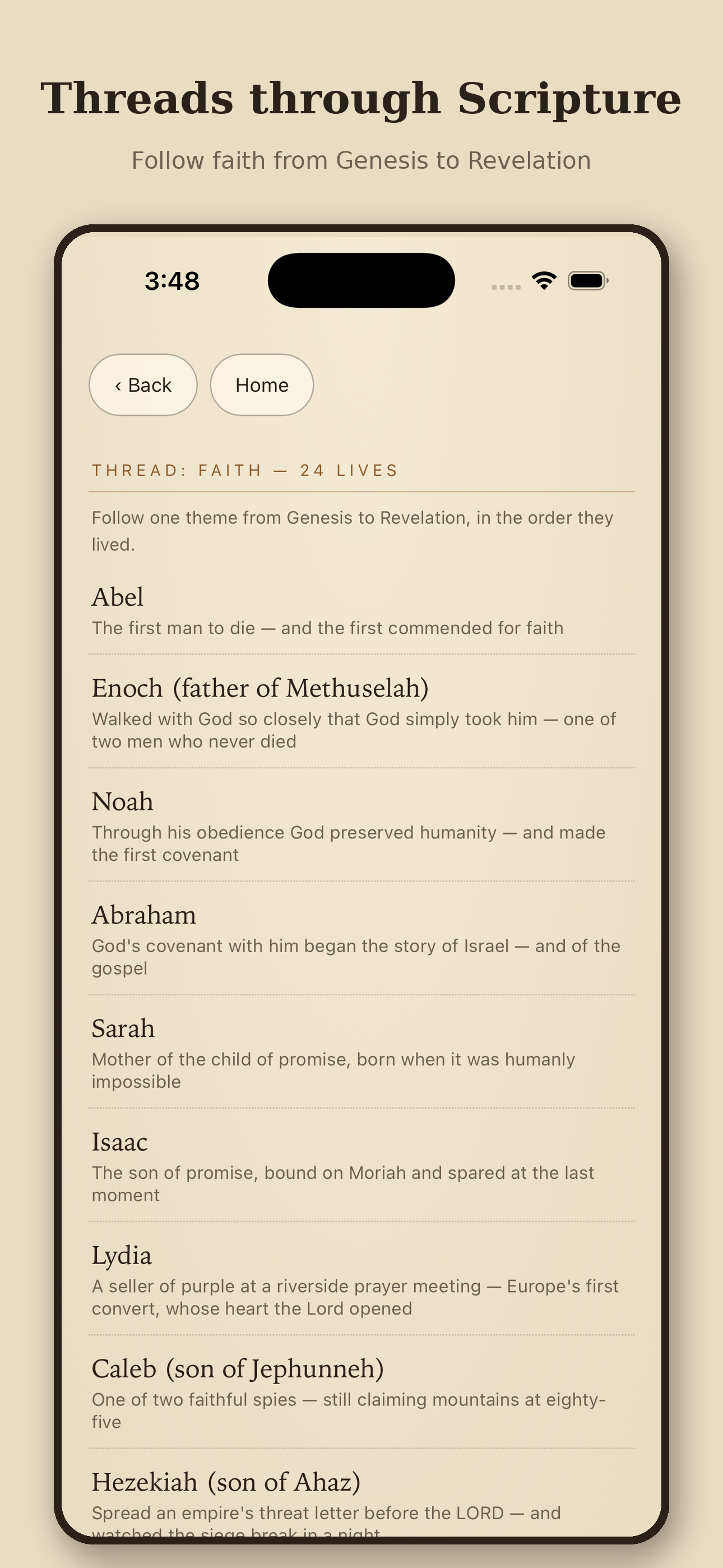 Begat: Bible People Explorer screenshot 4