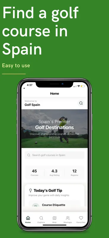 Golf Club Spain App screenshot 1 of 6