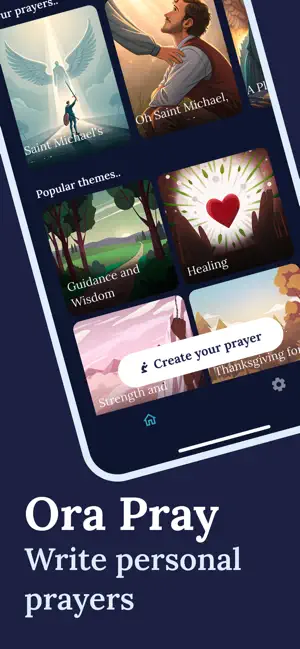 Simple Prayer Creator-Ora Pray screenshot 1