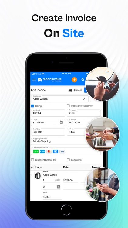 Moon Accounting - Billing App screenshot-4