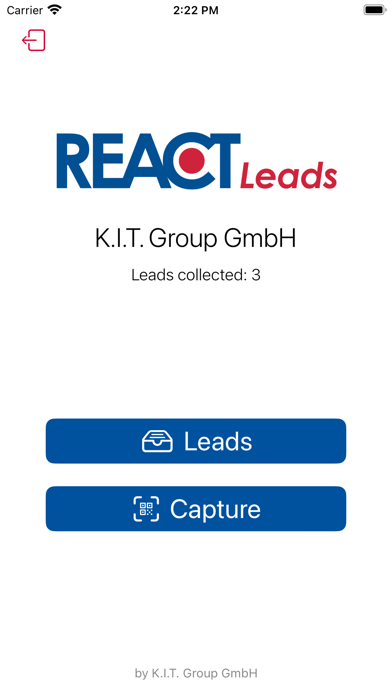 Screenshot 1 of REACT Leads App
