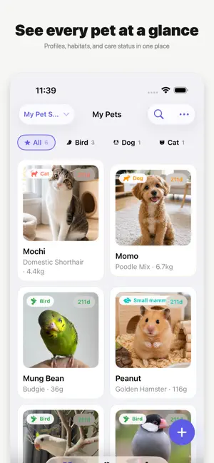 PetLog: Pet Care Health Log screenshot 1